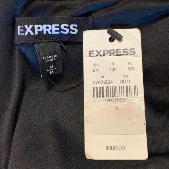 NWT Express Multicolored Sequin Strapless Mini Dress Cocktail Dress $108 - Picture 7 of 15